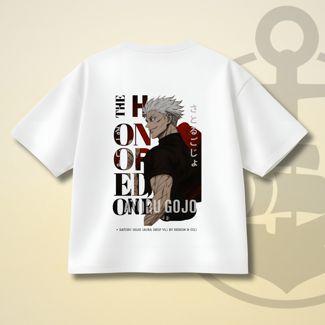 AURA - SATORU GOJO DROP SHOULDER TEE