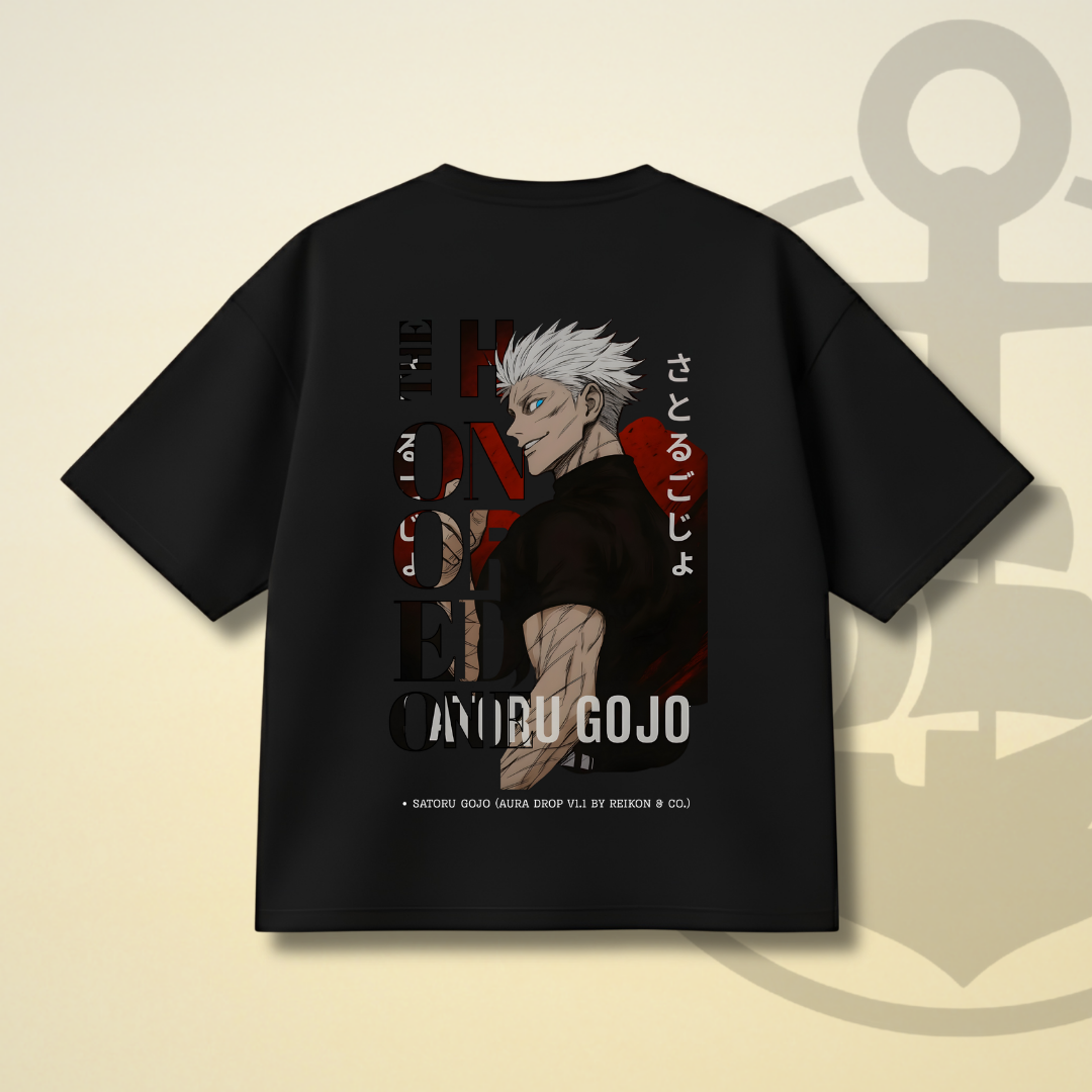 AURA - SATORU GOJO DROP SHOULDER TEE