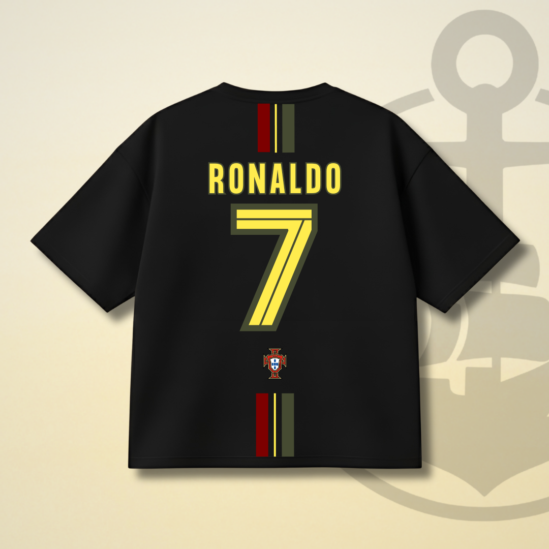 CRISTIANO RONALDO (PORTUGAL) DROP SHOULDER TEE