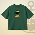 WHO CARES? DAFFY DROP SHOULDER TEE