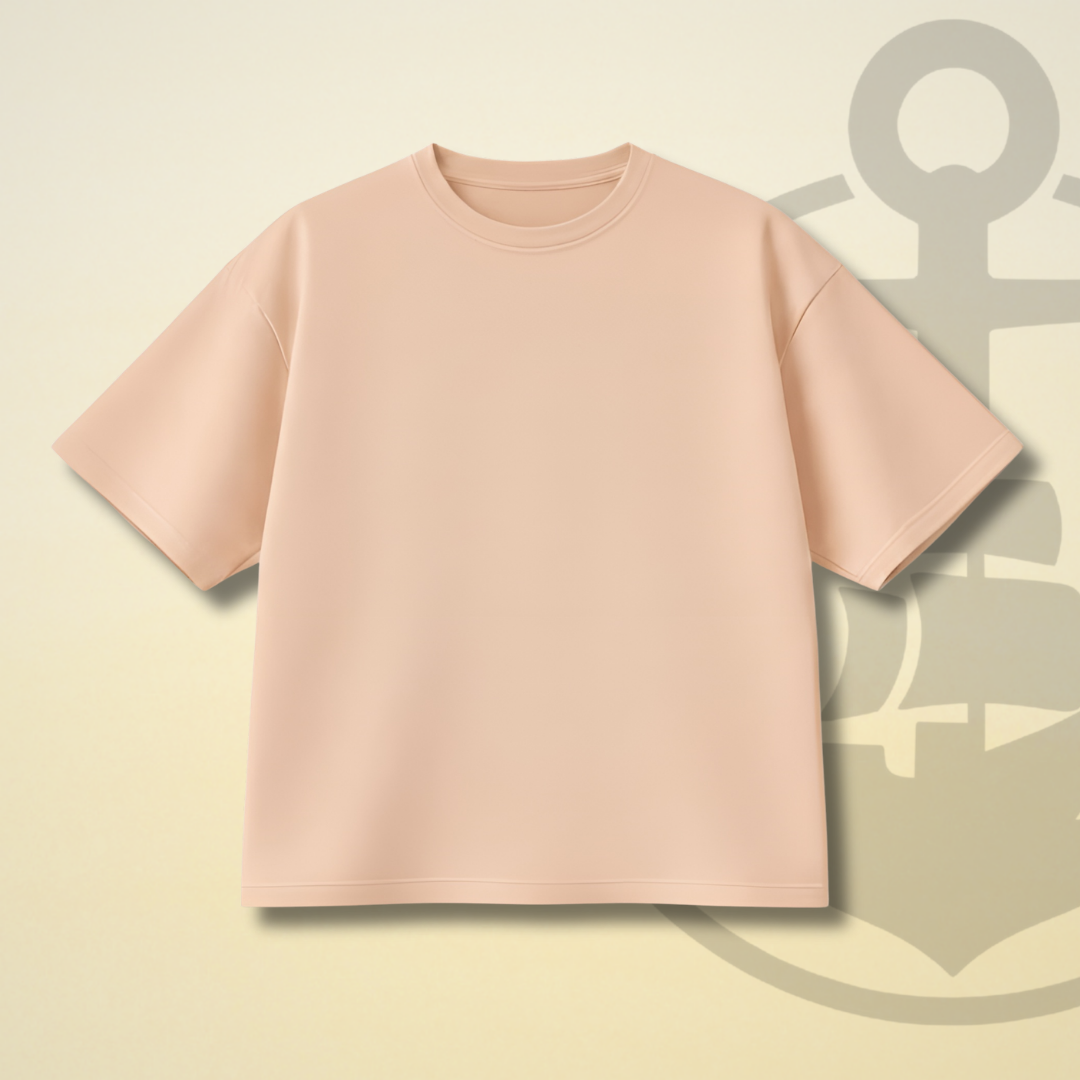 PLAIN DROP SHOULDER TEE