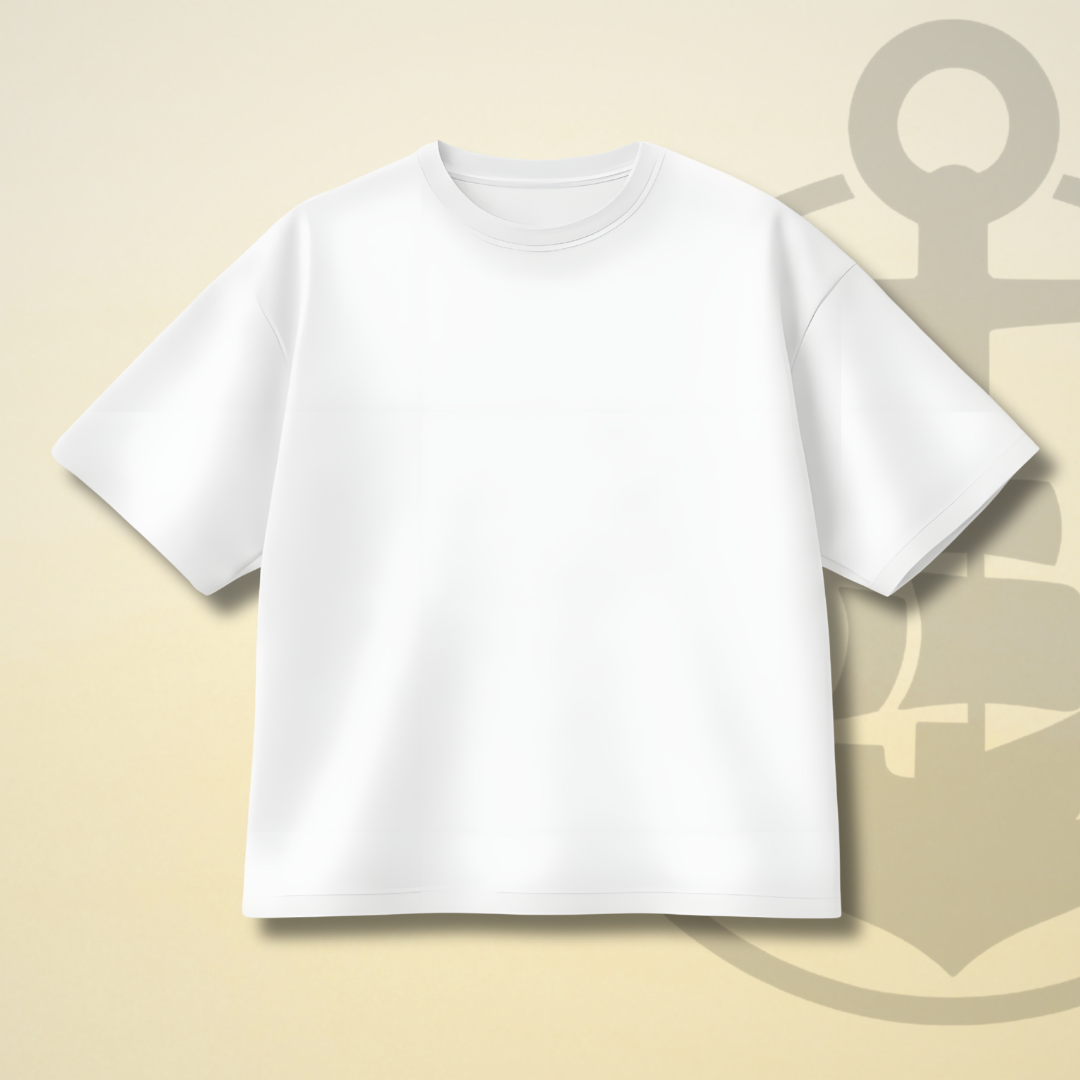 PLAIN DROP SHOULDER TEE
