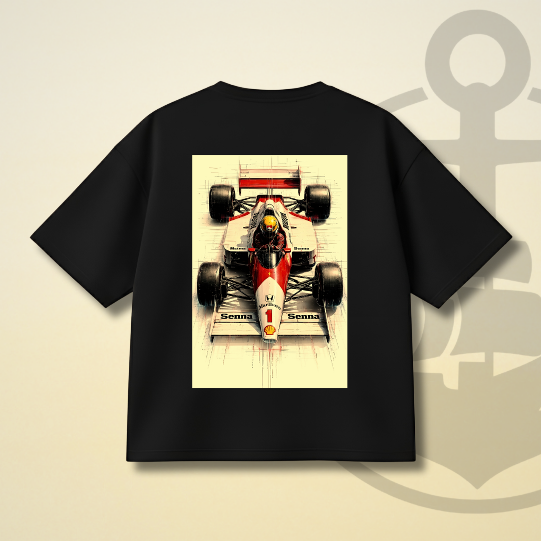 VINTAGE F1 DROP SHOULDER TEE