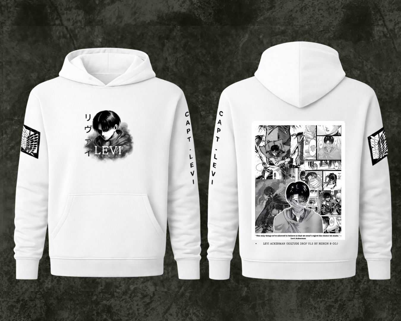 Solitude V1.2- LEVI ACKERMAN Hoodie