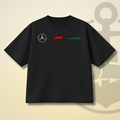 LEWIS HAMILTON MERCEDES F1 DROP SHOULDER TEE