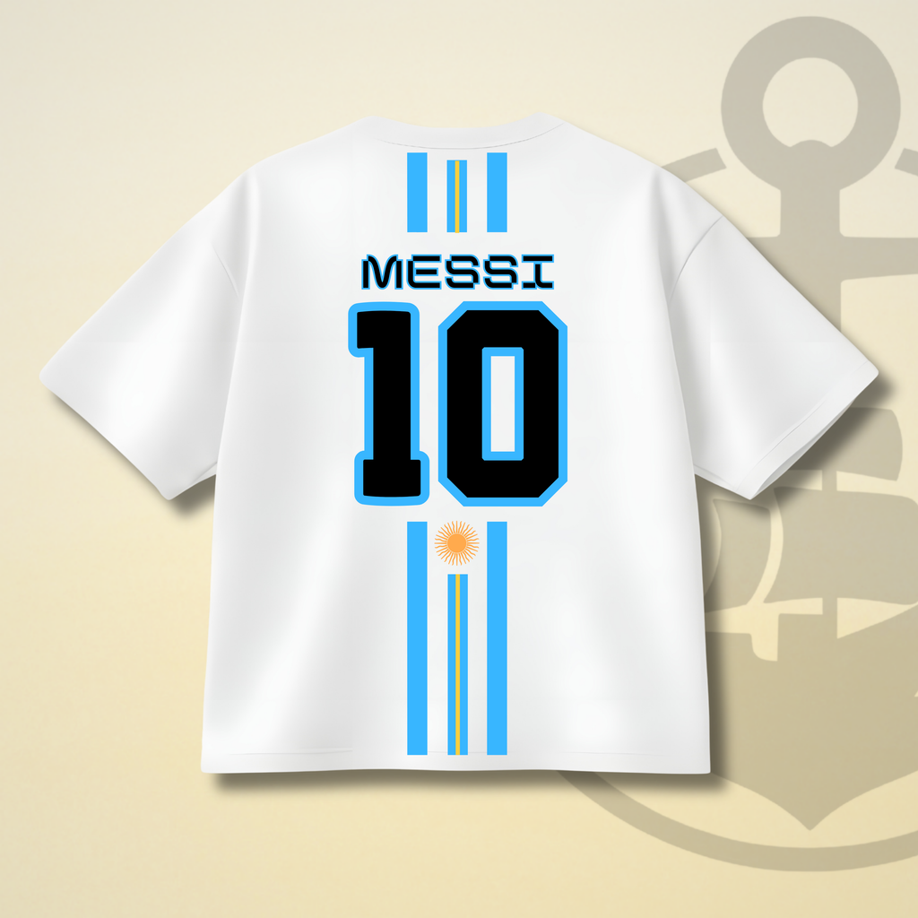 LIONEL MESSI (ARGENTINA) DROP SHOULDER TEE