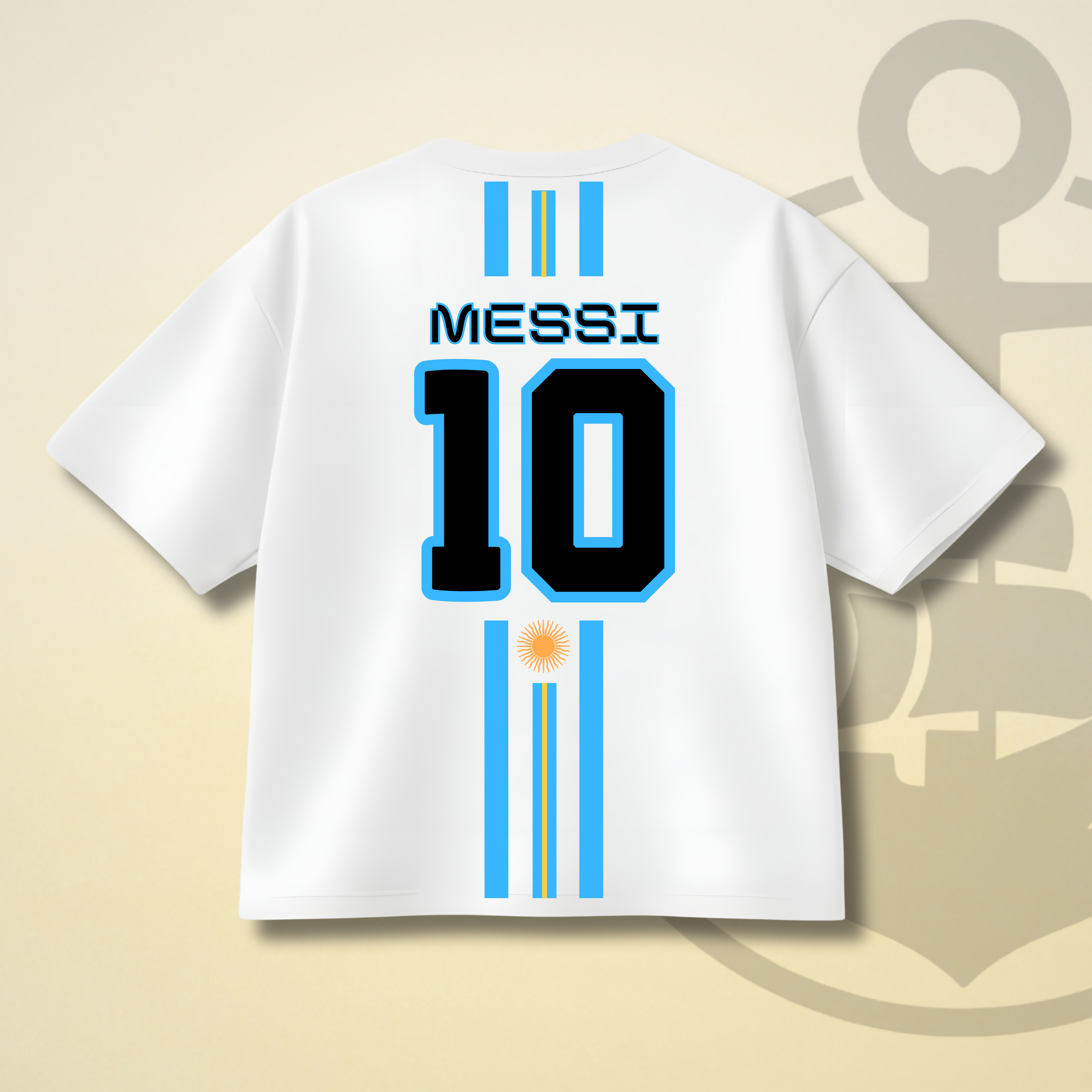 LIONEL MESSI (ARGENTINA) DROP SHOULDER TEE