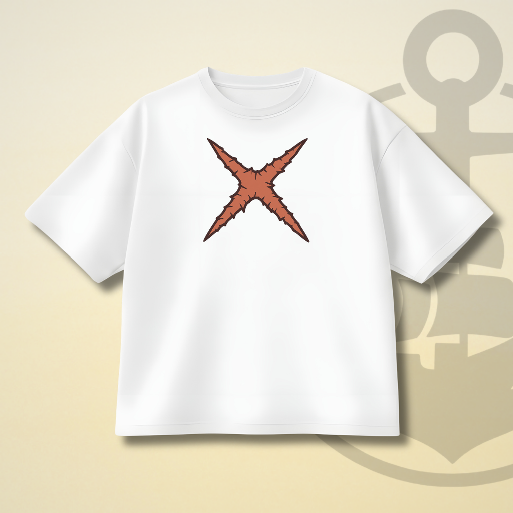 MONKEY D. LUFFY'S RESOLVE DROP SHOULDER TEE