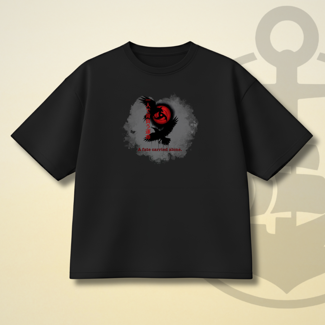 SOLITUDE - ITACHI UCHIHA DROP SHOULDER TEE