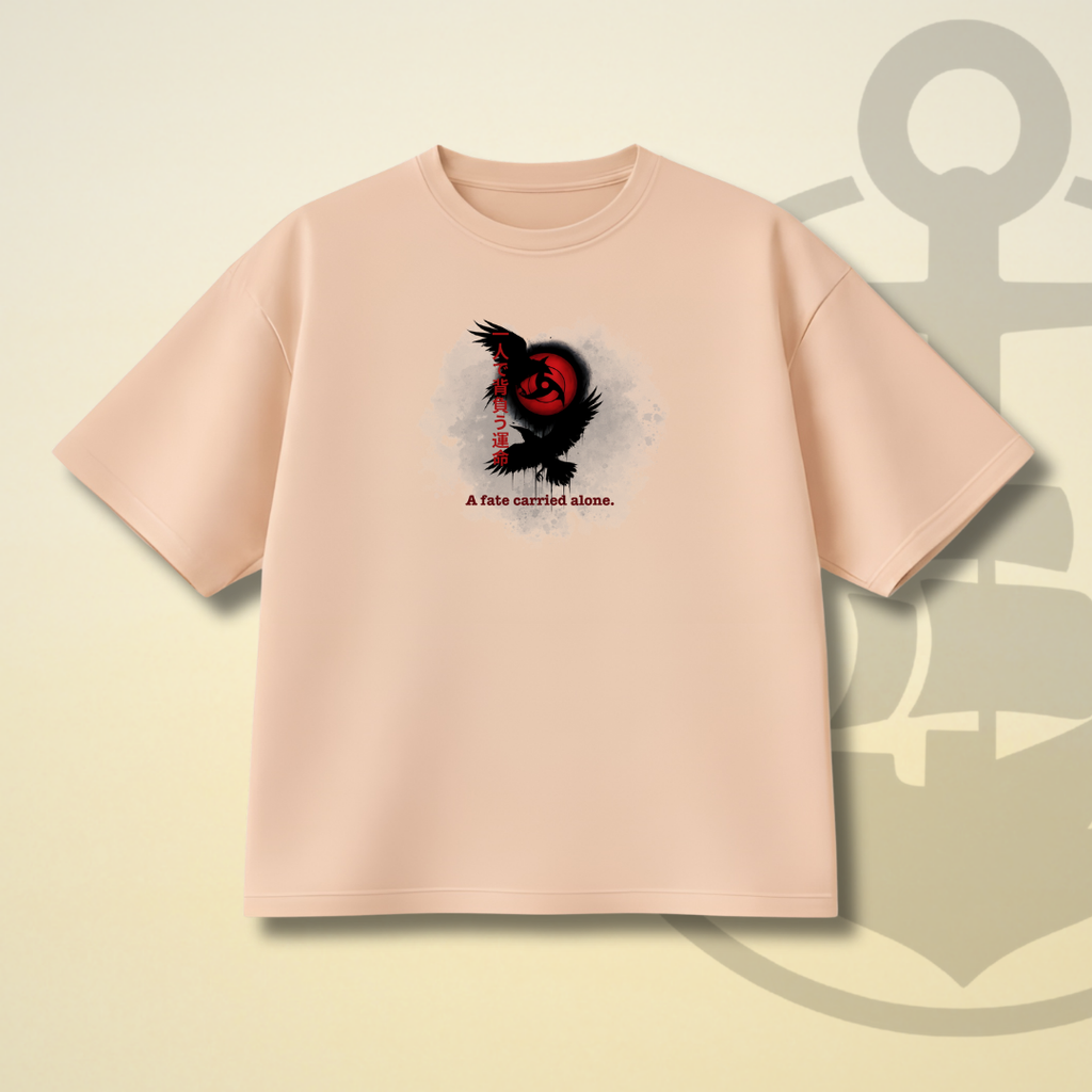 SOLITUDE - ITACHI UCHIHA DROP SHOULDER TEE