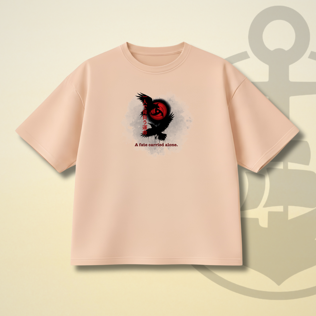 SOLITUDE - ITACHI UCHIHA DROP SHOULDER TEE