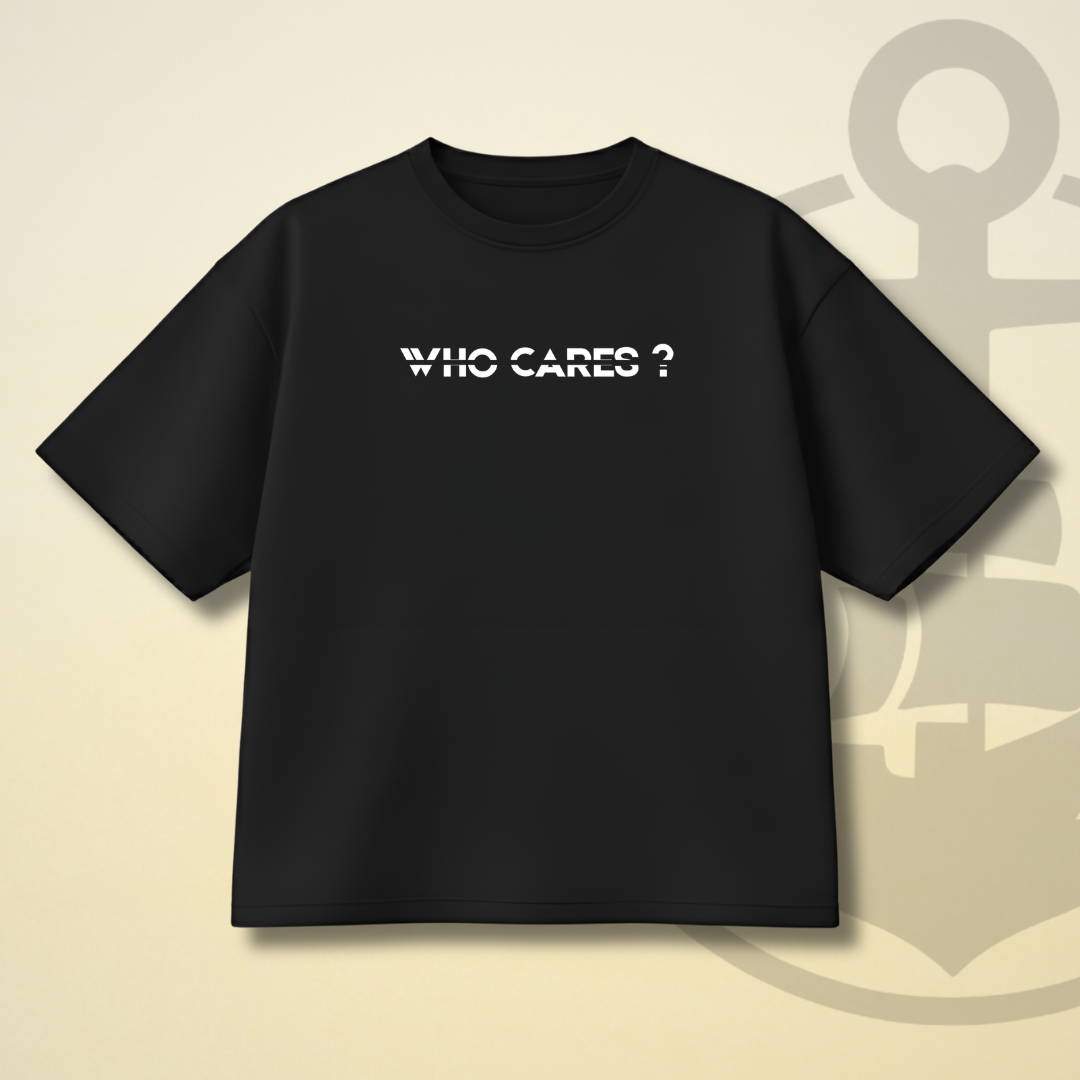 Who cares? DROP SHOULDER TEE