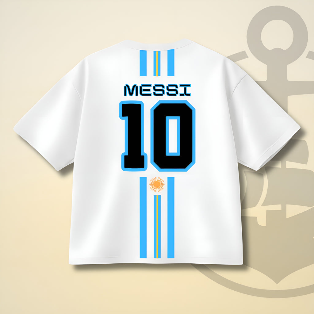 LIONEL MESSI (ARGENTINA) DROP SHOULDER TEE