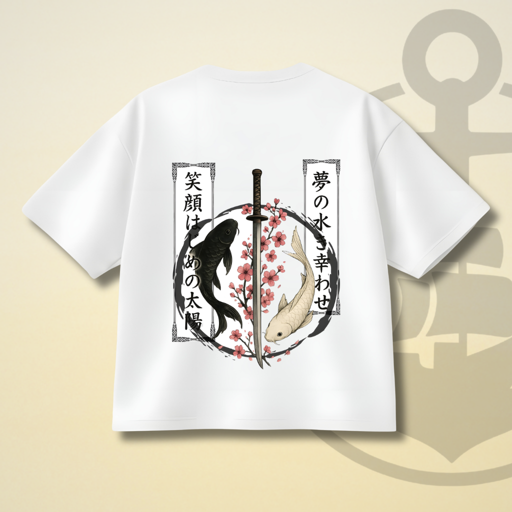 YIN YANG DROP SHOULDER TEE