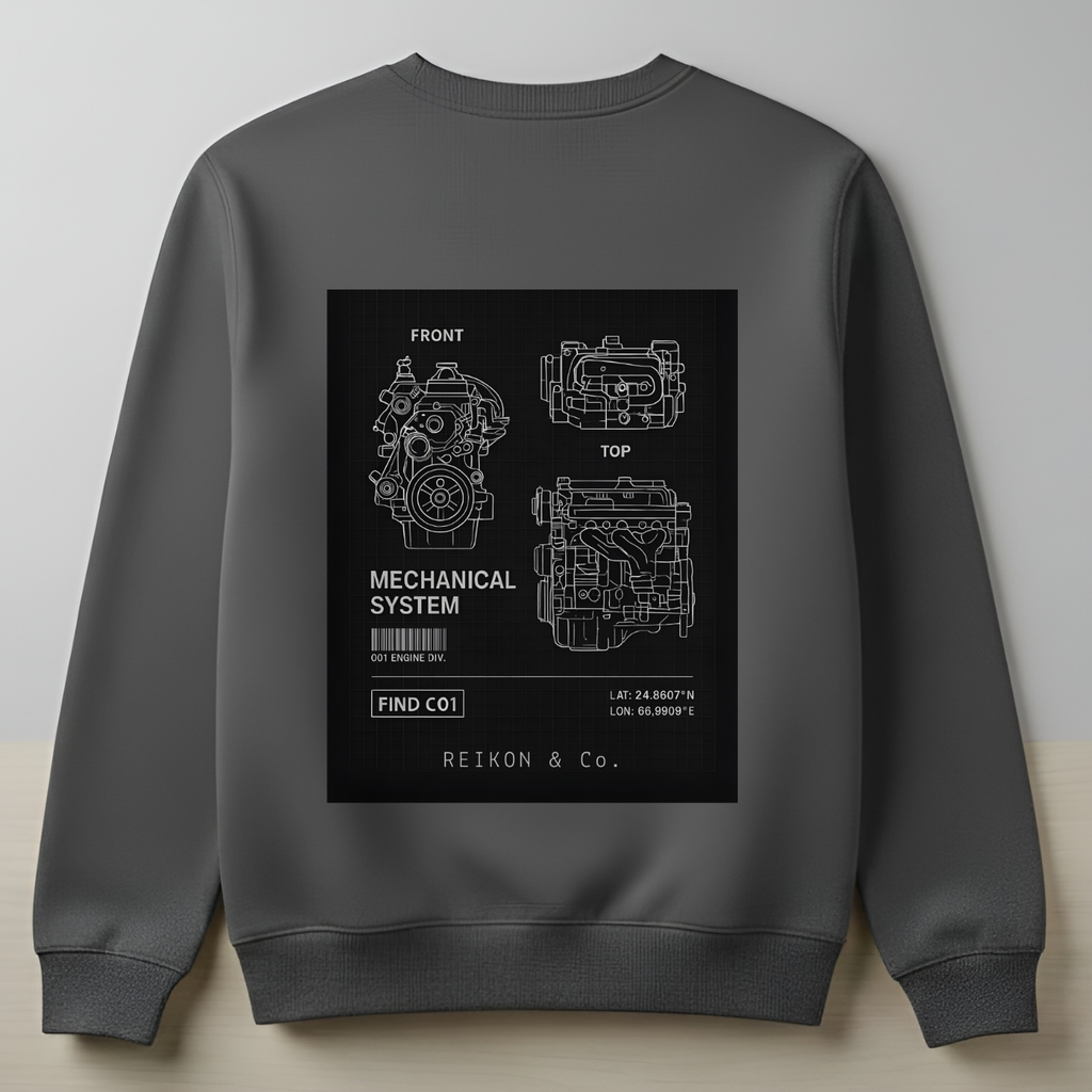 Engineering Sweatshirt Charcoal Gray