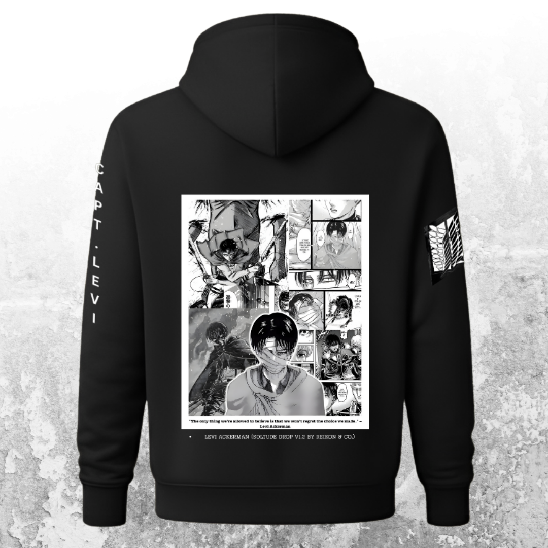 Solitude V1.2- LEVI ACKERMAN Hoodie