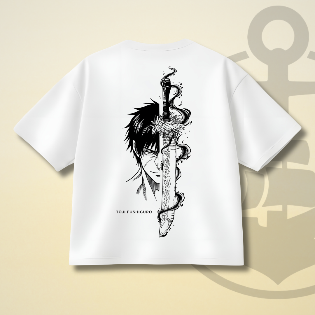 TOJI FUSHIGURO DROP SHOULDER TEE